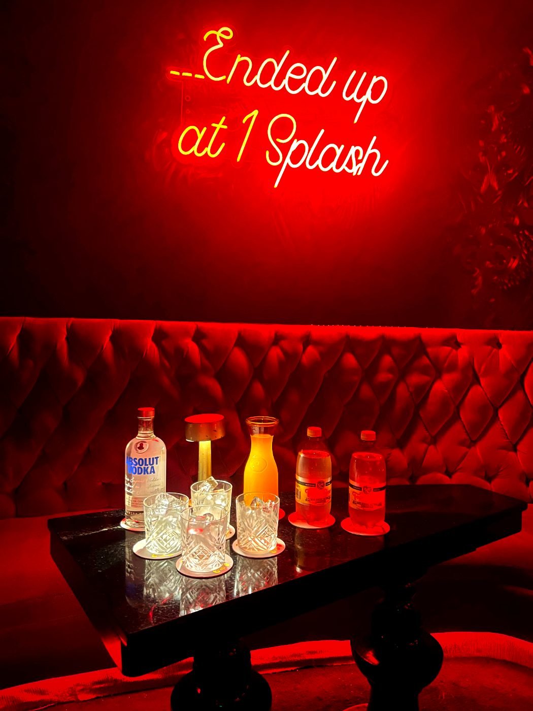 VIP Booth at Splash Cabo