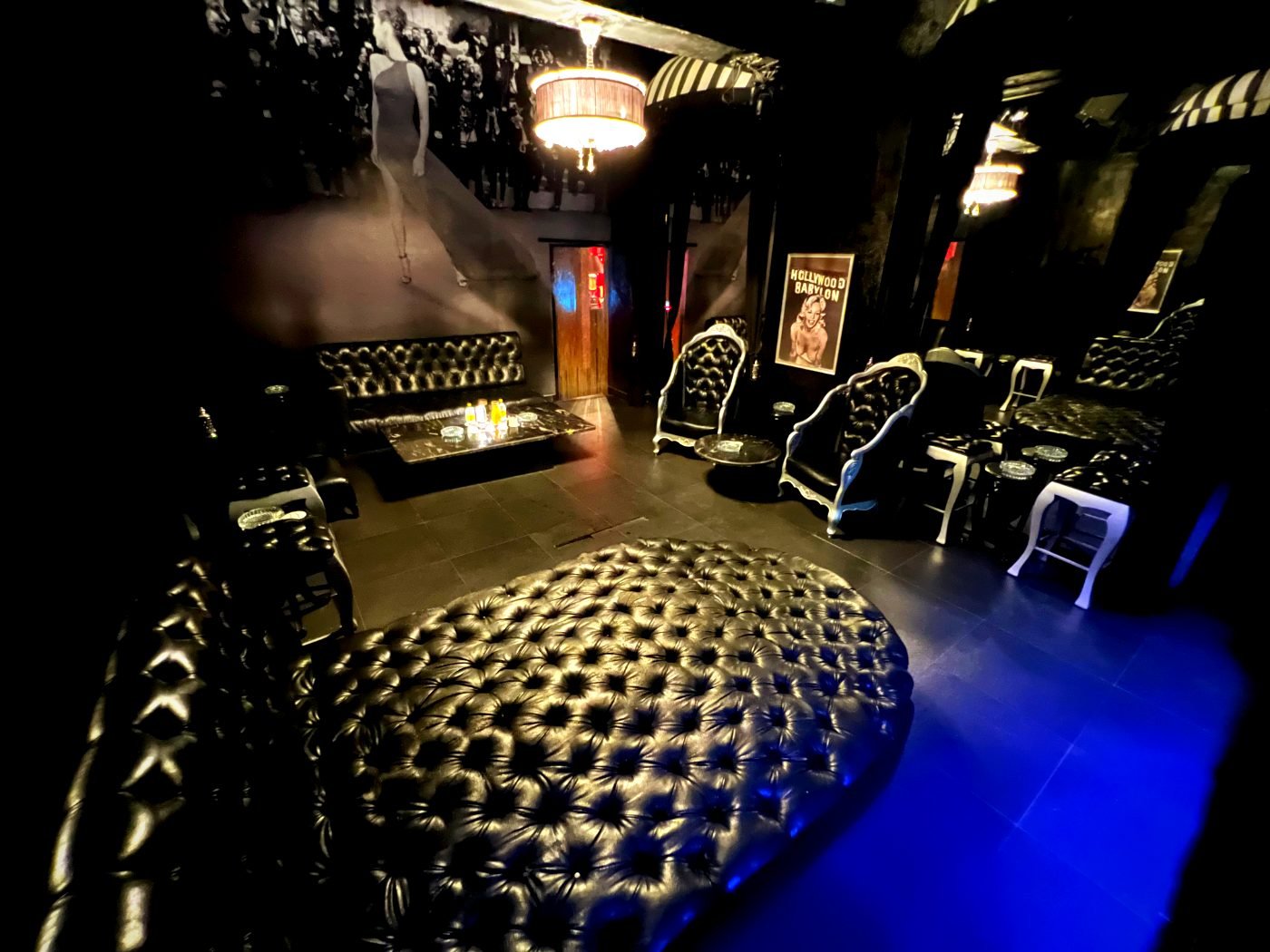 Private suite lounge at Splash Cabo